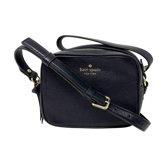 kate spade Handbags - Kate Spade New York Mulberry Street Pyper Pebbled Leather Crossbody Bag in Black